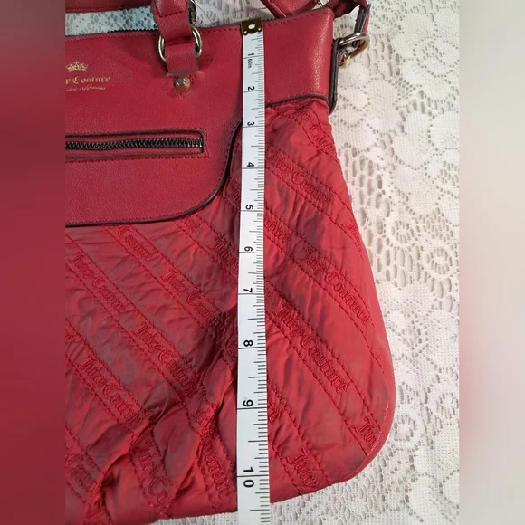 JUICY Couture RARE Red Cloud 9 Designer Women's Bag Y2K Puffer - Picture 3 of 16